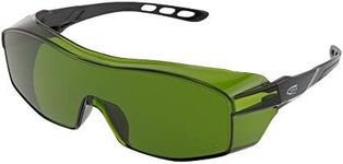 Vision Safe 820BKIR3 Crisp 820 Overspec Safety Glasses, One Size, Ir3