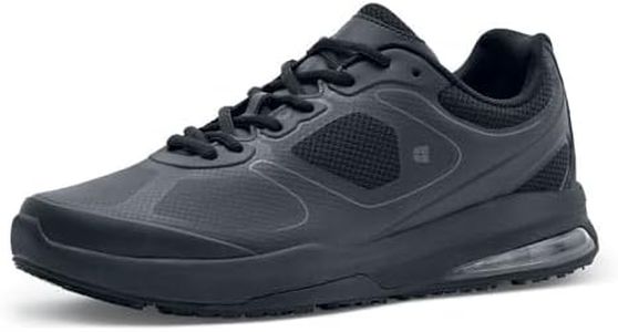 Shoes for Crews Revolution II, Chaussures de Travail Femme avec Semelle Antidérapante et Protection Anti-trébuchement, Baskets Légères et Hydrofuges, Noires