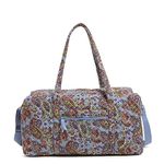 Vera Bradley Women's Cotton Large Travel Duffel Bag, Provence Paisley, One Size