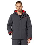 Spyder Men's Standard Wildcard Jacket, Ebony Volcano, Large