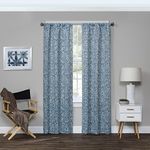 Eclipse Bryton Blackout Window Curtain Panel, Ocean