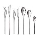 Robert Welch Bud Bright, 84 Piece Cutlery Set for 12 People. Made from Stainless Steel. Dishwasher Safe.