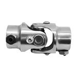 DEMOTOR PERFORMANCE 9/16" 26 Spline Manual X 3/4" DD Stainless Steel Steering Shaft U Joint