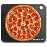 Onlyfire Pizza Steel Baking Sheet – 16 x 14 inch Heavy Duty Metal Stone for Oven & Grill – Ultra Conductive Carbon Steel Surface for Crispy Crust, Faster & Hotter Baking for Pizza, Bread, and More