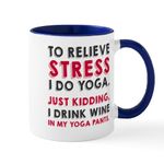 CafePress Drink Wine in Mug 11 oz (325 ml) Ceramic Coffee Mug