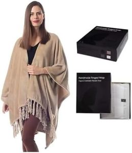 Travel Wrap for Women, Fleece Travel Scarf for Women Airplane, Lightweigh and Warm Travel Shawl with Fringes, this Travel Blanket Scarf Makes a Great Gift for Mom - Beige