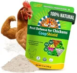 Buff Clucks Dust Bath Herb Blend for Chickens - Keep Feathers Clean & Healthy - Food Grade, Natural Nesting Box Herbs for Bedding, Coop Floor, USA (12 oz)