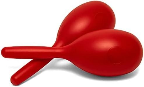 Tiger Maracas en plastique – rouge