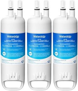 Waterdrop EDR1RXD1 Replacement for Everydrop® Filter 1, W10295370A, EDR1RXD1B, P8RFWB2L, P4RFWB, Kenmore® 46-9081, 46-9930, WD-F38 Refrigerator Water Filter, 3 Pack