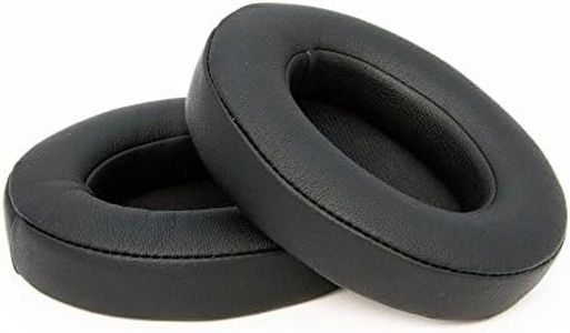 Ear Pads Replacement for Beats Dr. Dre Solo 2 Wireless/Dr. Dre Solo 3 Wireless Headphone by MMOBIEL - Memory Foam and Protein PU Ear Pad Cushions - On-Ear Earpads Replacement – Black