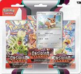 Pokémon TCG: Scarlet & Violet—Obsidian Flames Triple Pack—Eevee (3 Booster Packs & Foil Promo Card)