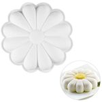 Joyeee Sunflower Baking Pan, Flower Molds Silicone Baking Mold, 8.7 Inch Cake Tray, Flower Cake Pan Baking Supplies Tools, Children's Day and Christmas Gifts for Bakers, Mom, Daughter and Friends