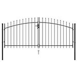 vidaXL Fence Gate Double Door with 