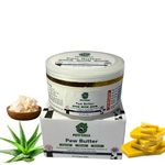 PETFUNDA Paw Butter for Dogs, Cats & Puppies with Honey Beeswax | Natural Paw Cream for Dry, Cracked Paws | Moisturizer for Paws, Elbows & Nose | Nourishing, Shielding & Healing Formula | 50g