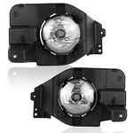 Remarkable Power FL7097 Fit For 2013 2014 2015 Ford Explorer Pair Front Fog Lights Clear Lens Bumper Lamps W/Blub