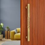 LAPO Orra 24 Inch Stainless Steel Main Door Handle, Wooden & Glass Door Handle, Pull-Push Handle for All Doors(Hole to Hole Size 600 mm-Pack of 1) Antique Finish | 3 Years Warranty