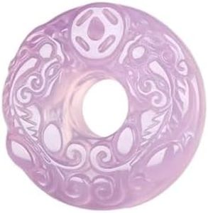 Fairchild Gemworks Jade pendant jade necklace earrings are suitable as birthday gifts for your girlfriend, mother or wife. They symbolize good luck. (VIOLET)