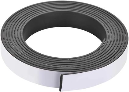 Dkriva® Magnetic Tape Roll, 3 Meter Long, Flexible Magnet Strips for Fly Screens, DIY, Crafts, Fridge, Easy to Cut, Strong Magnetic Hold, Traceless & Removable(1 PCS)-1CM*2MM*3METER