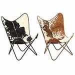 PRASTARA Leather Butterfly Chair – 