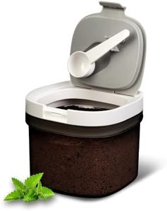 LANGMINGDE Airtight Coffee Storage Container with Magnetic Scoop, 0.7 Qt Coffee Bean and Ground Coffee Canister, Durable, Keeps Coffee Fresh & Dry, Easy to Clean