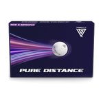 VIPERGOLF Pure Distance Golf Balls - White (Pack of 12)