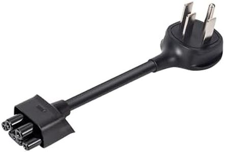 ENA NEMA 14-50 Adapter Compatible with Tesla Gen 2 Mobile Portable Charger for Tesla Mobile Charger to NEMA 14-50 240V Outlet at 32 Amp (10" Length)
