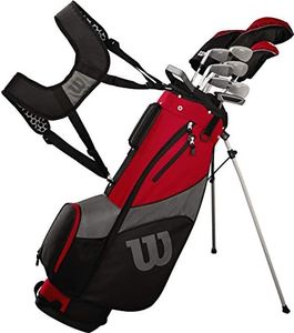 WILSON Golf Profile SGI Men's Complete Golf Set — Long, Right Hand,Red (Long)