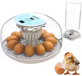 Okkobi M12 | Egg Incubator with Automatic Egg Turning and Humidity Control - 12/24 Eggs, 360° View, Easy to Use and Clean - Egg Incubators for Hatching Eggs - Incubadora de Huevos de Gallina