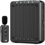 SHIDU 20W Voice Amplifier Wireless Lavalier Microphone Bluetooth Voice Amplifier for Teachers Portable Microphone with Speaker for Classroom,Speech, Meeting,Yoga,Outdoors