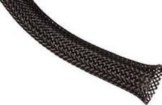 Expandable Braided Sleeve - PET - 6 mm Black - 50 Meter