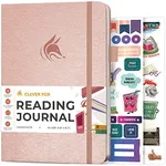 Clever Fox Reading Journal for Book Lovers – Book Journal Reading Log – Book Reading Tracker Journal – Reading List Book Tracker Journal – 55 Books, A5 Size, 5.8" x 8.3" (Rose Gold)