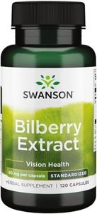 Swanson Bilberry Extract (Standardized) 60 Milligrams 120 Capsules