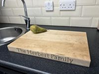Personalised Extra Thick Chopping Block - James Martin Style Cutting Board