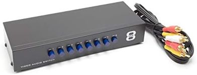 8Way AV Switch - 8 Input 1 Output R