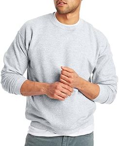 Hanes Men's EcoSmart Fleece Sweatshirt, ash, Large