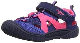 OshKosh B'Gosh Girls' Drift-G-K, Blue/Pink, 7 M US Toddler