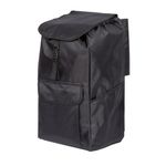 Replacement Bag for Grocery Cart/Shopping Cart - Waterproof Trolley Bags, for Aluminium Alloy Frame, 39L (Black)