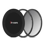 7artisans Nano Magnetic Filter UV Filter ND Light Reduction Filter/CPL Polarization Filter/GND Gradient Filter/Black Mist 1/4 Portrait Photography Filter Suitable for Lens(67mm GND0.9)