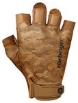 Harbinger Pro Gloves 2.0 for Weightlifting, Training, Fitness, and Gym Workouts - Men's Tan Camo X-Large