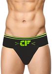 NAS Black and Green Belt Cotton Gym & Cricket Supporter Underwear | Premium Comfort & Performance (M)