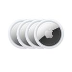 Apple AirTag (4 pack). Track and find your keys, wallet, luggage, backpack and more. Simple one-tap set up with iPhone or iPad. Replaceable battery.