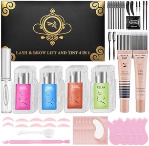 Lomansa Lash Lift and Color Kit, Eyelash Perm with Lash Curls & Vibrant Black Color, Achieve Salon-Quality Results for Women Beginner Use