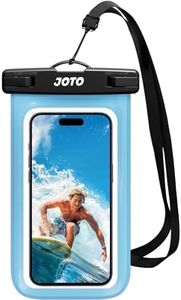 JOTO Universal Waterproof Phone Pouch Cellphone Dry Bag Case for iPhone 16 15 14 13 12 11 Pro Max Mini Plus Xs XR X 8 7 6S, Galaxy S24 S23 S22 S21 Plus Note, Pixel up to 7" -Blue