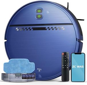 ZC WAS Robot Vacuum And Mop Combo 2-In-1