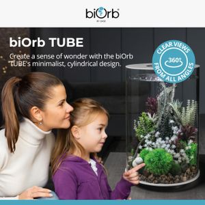 biOrb Tube 30L LED Aquarium – White MCR Lighting