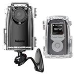 Brinno Time Lapse Camera BCC300-M Bundle, 2023 Timelapse Camera for Outdoor, Long Battery Life Construction Camera, HDR FHD1080P IPX4 Waterproof Timelapse Camera with Wall Mount, LCD Screen