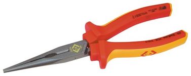 "C.K 39076 Snipe Nose Pliers, 200 mm - 8"", 431014, Red