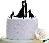 Mr and Mrs Cake Topper,Kissing Brid