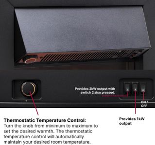 Dimplex Clement Electric Fire – Black Freestanding Heater