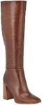 Nine West Women's TEMAS Knee High Boot, Brown 210, 7